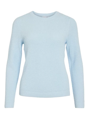 Vila neule, VIDALO O-NECK L/S KNIT TOP Nantucket Breeze