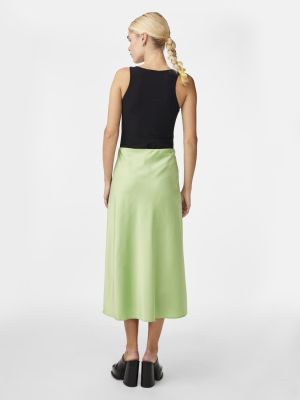 Y.A.S hame, YASPELLA HW MIDI SKIRT Mintunvihreä
