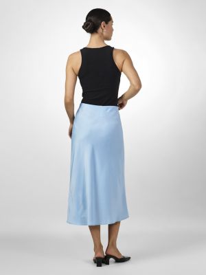 Y.A.S hame, YASPELLA HW MIDI SKIRT Vaaleansininen