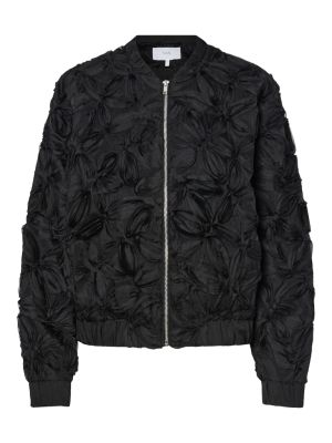 Y.A.S naisten bombertakki, YASMARIA LS BOMBER JACKET Black