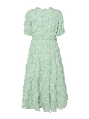 Y.A.S Naisten Mekko, K-YASPAZYLLA 2/4 MIDI DRESS Vaaleanvihreä