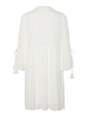 Y.A.S naisten mekko, YASCHELLA 3/4 TUNIC NEW Valkopohjainen Kuosi