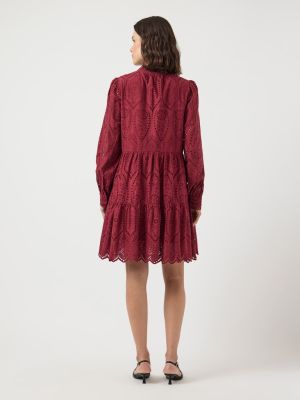 Y.A.S Naisten Mekko YASHOLI LS DRESS S Tibetan Red