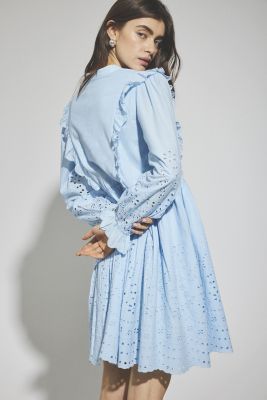 Y.A.S naisten mekko, YASLUMA LS DRESS S Vaaleansininen