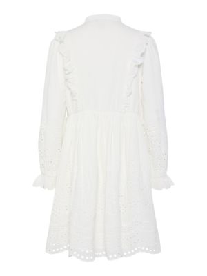 Y.A.S naisten mekko, YASLUMA LS DRESS S Valkoinen