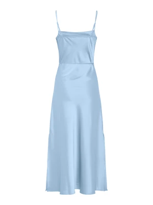 Y.A.S Naisten Mekko, YASTHEA STRAP LONG DRESS Vaaleansininen