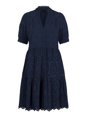 Y.A.S Naisten Minimekko YASHOLI SS DRESS Tummansininen