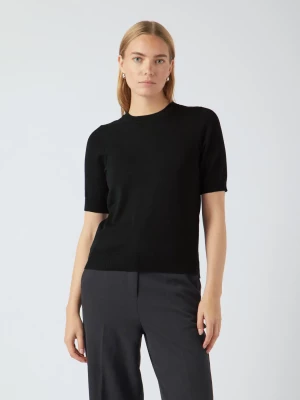 Y.A.S naisten neule, YASLENA SS KNIT PULLOVER S. Black
