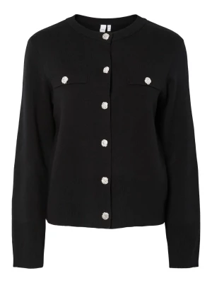 Y.A.S naisten neuletakki, YASPIMI LS KNIT CARDIGAN Black