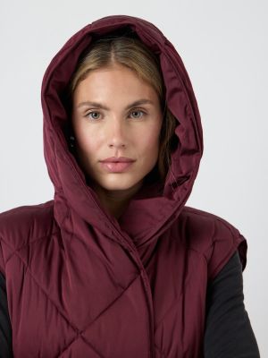 Y.A.S naisten toppaliivi, YASSELURA PADDED VEST Viininpunainen