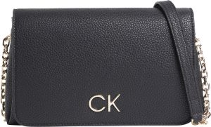 Calvin Klein Accessories laukku, RE-LOCK SHOULDER BAG FLAP Musta