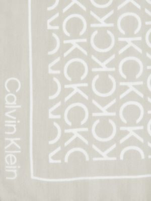 Calvin Klein Accessories Naisten Huivi, SILK MONOGRAM BANDANA Kitti