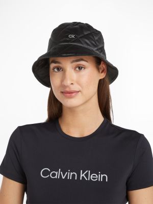 Calvin Klein Accessories Naisten Kalastajahattu, DIAMOND QUILT BUCKET HAT Musta