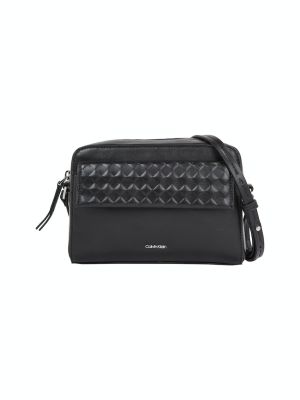 Calvin Klein Accessories naisten laukku,CALVIN MINI QUILT CAMERA BAG  Musta