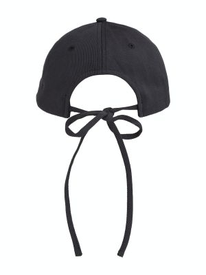 Calvin Klein Accessories Naisten Lippis, METAL LETTERING CANVAS CAP Musta