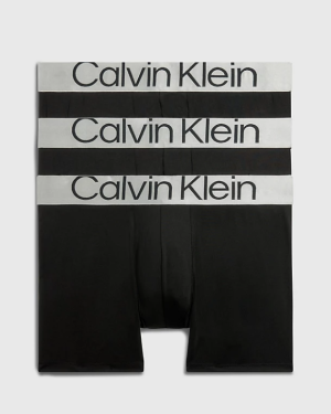 Calvin Klein bokserit, BOXER BRIEF 3PK Musta