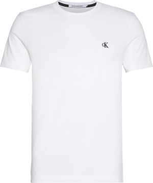 Calvin Klein Jeans Miesten T-paita  CK ESSENTIAL SLIM TEE Valkoinen