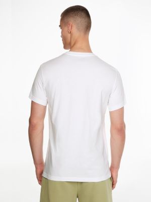 Calvin Klein Jeans Miesten T-paita  MONOGRAM T-SHIRT Valkoinen