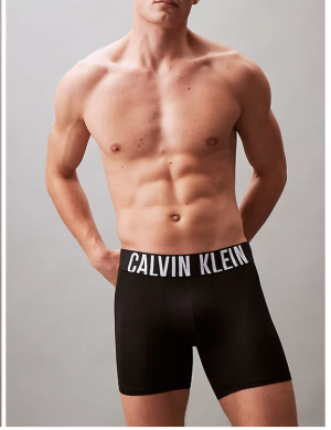 Calvin Klein Miesten Bokserit 3-Pack, BOXER BRIEF MICROMA INTENSE POWER Musta