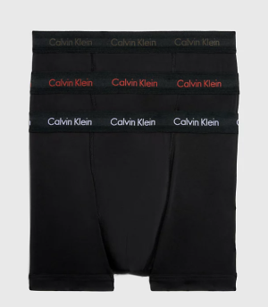 Calvin Klein Miesten Bokserit, Trunk 3-Pack Musta
