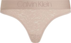 Calvin Klein Naisten Alushousut, CK THONG Nude