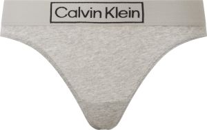 Calvin Klein Naisten Tangat CK THONG Vaaleanharmaa