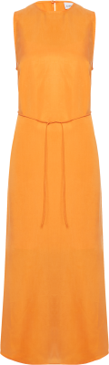 Calvin Klein Women Naisten Mekko, Shine Viscose Maxi Dress Oranssi