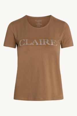 Claire, Naisten T-Paita, Allison Logo T-Paita Keskiruskea
