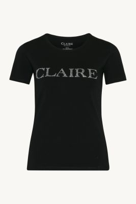 Claire, Naisten T-Paita, Allison Logo T-Paita Musta