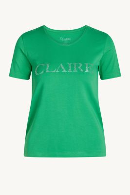 Claire, Naisten T-Paita, Allison Logo T-Paita Vihreä