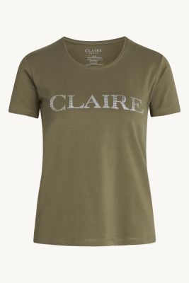 Claire, Naisten T-Paita, Allison Logo T-Paita Tummanvihreä