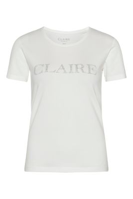Claire, Naisten T-Paita, Allison Logo T-Paita Valkoinen