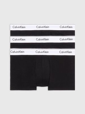 Calvin Klein Miesten Bokserit 3-Pack, K TRUNK 3PK Musta