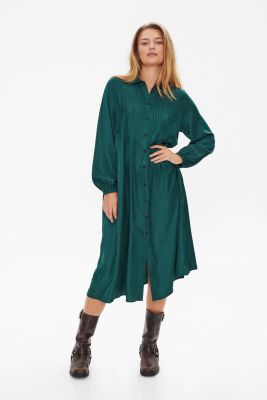 Freequent naisten mekko, ZANDRA DRESS Tummanvihreä