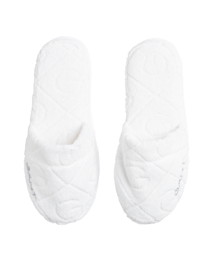 Gant Naisten Tohvelit, Organic Premium Slippers Valkoinen