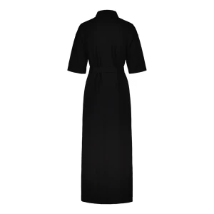Gauhar Helsinki naisten mekko, PIQUE DRESS Musta