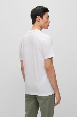 Hugo Boss t-paita, TIBURT 345 Valkoinen