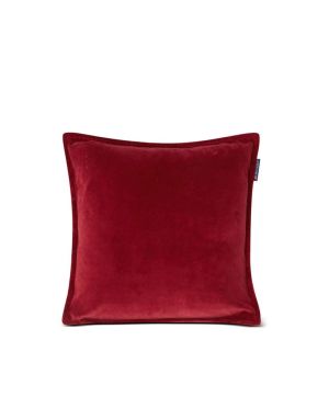 Lexington Tyynynpäällinen Velvet Cotton Pillow Cover Punainen