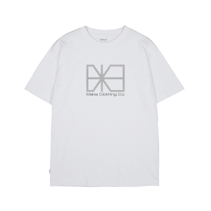 Makia t-paita, FLAGLINE T-SHIRT Valkoinen