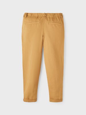 Name It housut, NKMBEN TAPERED TWI PANT Beige