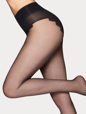 Nanso Naisten Sukkahousut Sensual Shape 15Den Musta