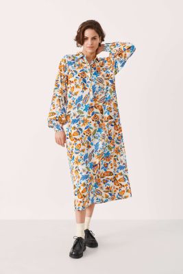 Part Two Naisten Mekko, AD-SHIRA DRESS Oranssi Kuosi