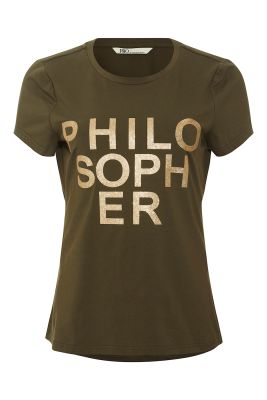 Philosophy Blues Original naisten t-paita, PURVES GLITTER  Tummanvihreä