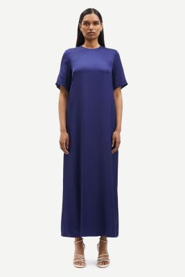 Samsoe and Samsoe naisten mekko, SADENISE LONG DRESS 14905 Sininen