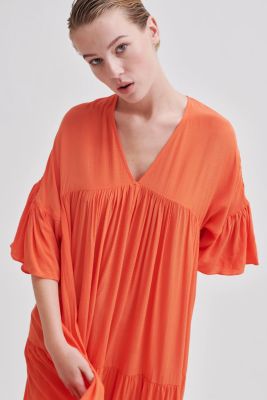 Second Female mekko, EMMANUELLE DRESS Oranssi