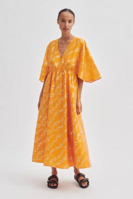 Second Female mekko, HONESTY DRESS Oranssi Kuosi