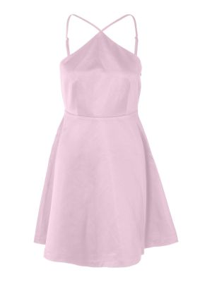 Selected Femme naisten mekko, SLFARESIA SHORT NECKHOLDER DRESS Vaaleanpunainen