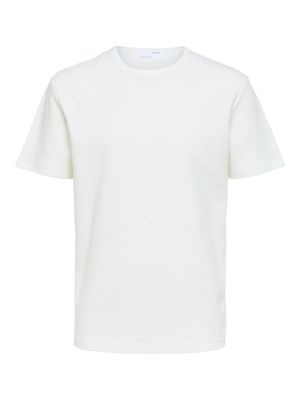 Selected t-paita, RELAX CAMP T-SHIRT Valkoinen