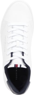 Tommy Hilfiger Miesten Kengät, ELEVATED RBW CUPSOLE LEATHER Valkoinen