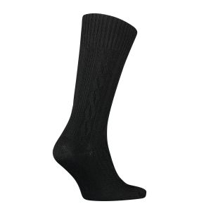 Tommy Hilfiger Sukat, SOCK CABLE WOOL Musta